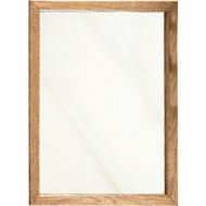 Zenith Oak 16 In. W x 4-1/2 In. D x 22 In. H x 4-1/2 In. D Single Mirror Surface/Recess Mount Framed Medicine Cabinet