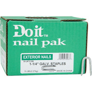 Do it 1-1/4 In. 9 ga Hot Galvanized Fence Staple (435 Ct.  5 Lb.)
