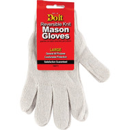 Do it Men's Large Reversible Knit Mason Glove  White