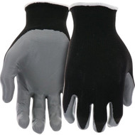 Do it Best Men's Medium Nitrile Coated Glove  Black & Gray