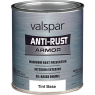 Valspar Anti-Rust Oil-Based Gloss Armor Rust Control Enamel  Tint Base  1 Qt.
