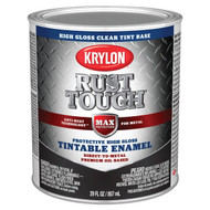 Krylon Rust Tough  Oil-Based Gloss Rust Control Enamel  Clear Base  1 Qt.