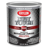 Krylon Rust Tough Oil-Based Gloss Rust Control Enamel  Aluminum  1 Qt.