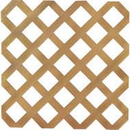 Deckorators 4 Ft. W x 8 Ft. L x 1/8 In. Thick Cedar Colored Vinyl Lattice Panel