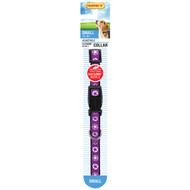 Westminster Pet Ruffin' it Adjustable 10 In. to 16 In. Nylon Star Print Dog Collar