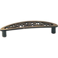Laurey Classic Traditions 3 In. Center-To-Center Antique Brass Cabinet Drawer Pull