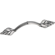 Laurey 3 In. Center-To-Center Antique Pewter Leaf Cabinet Pull