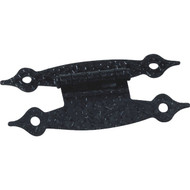 Laurey Colonial Black 1-1/4 In. Flush H-Type Hinge  (2-Pack)