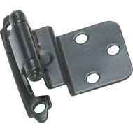 Laurey Oil Rubbed Bronze 3/8 In. Self-Closing Inset Hinge  (2-Pack)
