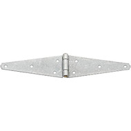 National 3-1/8 In. x 8 In. Galvanized Heavy-Duty Strap Hinge