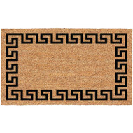 Americo Home Greek Key 18 In. x 30 In. Coir/Vinyl Door Mat