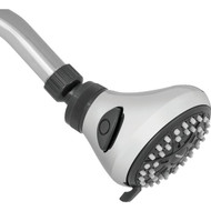 Waterpik EcoFlow 4-Spray 1.6 GPM Fixed Shower Head  Chrome