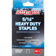 Channellock No. 4 Heavy-Duty Narrow Crown Staple  5/16 In. (1250-Pack)