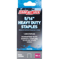 Channellock No. 6 Heavy-Duty Wide Crown Staple  5/16 In. (1000-Pack)