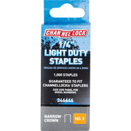 Channellock No. 3 Light Duty Narrow Crown Staple  1/4 In. (1000-Pack)