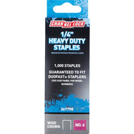 Channellock No. 6 Heavy-Duty Wide Crown Staple  1/4 In. (1000-Pack)