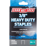 Channellock No. 11 Heavy-Duty Wide Power Crown Staple  3/8 In. (1000-Pack)