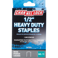 Channellock No. 11 Heavy-Duty Wide Power Crown Staple  1/2 In. (1000-Pack)