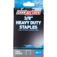 Channellock No. 5 Heavy-Duty Wide Crown Staple  3/8 In. (1000-Pack)