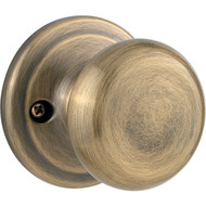 Kwikset Signature Series Antique Brass Juno Dummy Door Knob
