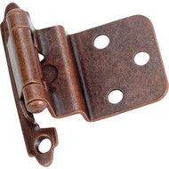 Laurey Venetian Bronze 3/8 In. Self-Closing Inset Hinge  (2-Pack)