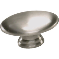 Laurey Nantucket Oval 1-1/2 In. Satin Pewter Cabinet Knob