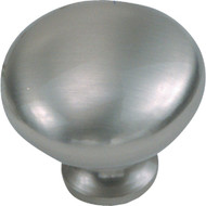 Laurey Richmond Round 1-1/8 In. Dia. Satin Pewter Cabinet Knob