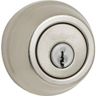 Kwikset Satin Nickel Adjustable Latch Double Cylinder Deadbolt