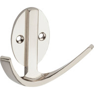 Stanley Home Designs Satin Nickel Modern Double Robe Wardrobe Hook