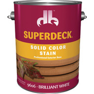 Duckback SUPERDECK Self Priming Solid Color Stain  Brillant White  1 Gal