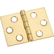 National 1-1/2 In. x 2 In. Brass Desk Hinge (2-Pack)