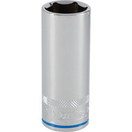 Channellock 1/2 In. Drive 22 mm 6-Point Deep Metric Socket