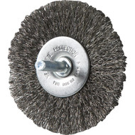 Weiler Vortec 3 In. Crimped  Fine Drill-Mounted Wire Brush