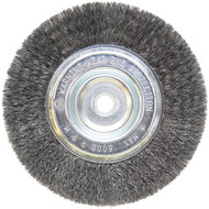 Weiler Vortec 6 In. Crimped  Fine 5/8 Bench Grinder Wire Wheel