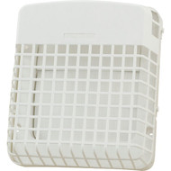 Dundas Jafine ProGard 4 In. White Plastic Dryer Vent Hood