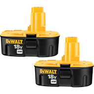 DeWalt 18 Volt XRP Nickel-Cadmium 2.4 Ah Tool Battery (2-Pack)