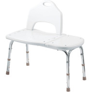 Moen Home Care 400 Lb. Capacity Transfer Bench Shower & Tub Seat  Glacier