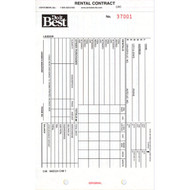 Do it Best Rental Contract Form (100-Pack)