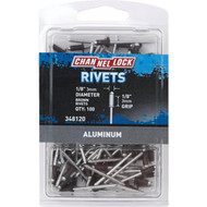 Channellock 1/8 In. Dia. x 1/8 In. Grip Brown Aluminum POP Rivet (100-Pack)