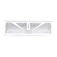 Selkirk 15 In. White Steel Baseboard Diffuser