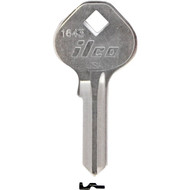ILCO Mintcraft Nickel Plated Padlock Key  1643 (10-Pack)