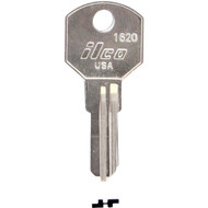 ILCO Delta Nickel Plated Toolbox Key  1620 (10-Pack)