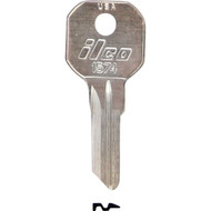 ILCO Hurd Nickel Plated Gas Cap Key  1574 (10-Pack)