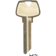 ILCO Sargent Nickel Plated Silver House Key  01007LA / O1007LA (10-Pack)
