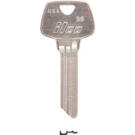 ILCO Sargent Nickel Plated House Key  S6 (10-Pack)