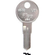 ILCO Larson Nickel Plated Storm Door Key  LD1 / 1639 (10-Pack)