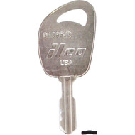 ILCO John Deere Nickel Plated Tractor Key  D1098JD (10-Pack)