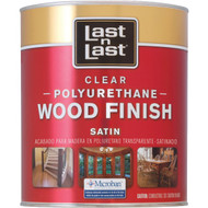 Last N' Last VOC Satin Clear Polyurethane Wood Finish  1 Qt.