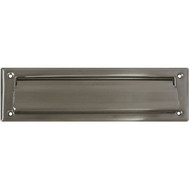 National 2 In. x 11 In. Satin Nickel Mail Slot