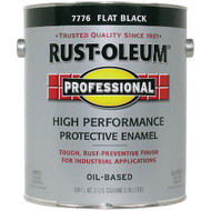 Rust-Oleum Flat VOC for SCAQMD Professional Enamel  Black  1 Gal.